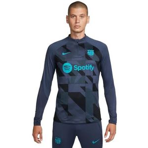 Nike Heren Top FCB Mnkdf Strkdrilltop Kgxpm3R, Thunder Blue/Thunder Blue/Black/Ene, FJ4699-438, S