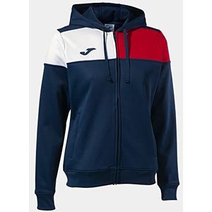 Joma Jack met capuchon Crew V marineblauw rood wit