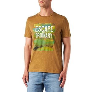 camel active Heren 409745/7t56 T-Shirt, messing., S