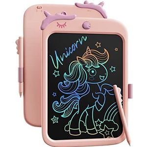 10 inch lcd-schrijfblok, elektronisch digitaal schrijven en kleurenscherm, graffiti-bord, cadeaus voor kinderen en volwassenen, 3, 4, 5, 6, 7, 8 (roze)