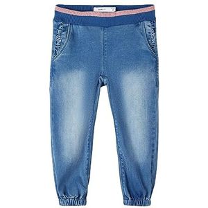 NAME IT Girl Jeans Baggy Fit, blauw (medium blue denim), 86 cm