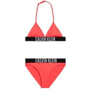 Calvin Klein Triangel-bikiniset voor meisjes, signaalrood, 14-16 jaar, Signaal Rood, 14-16 Jaar