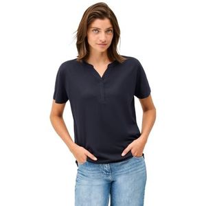 Cecil - Casual Shirt - Blauw - Tuniek-look - Dames