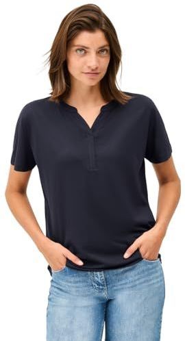 Cecil - Casual Shirt - Blauw - Tuniek-look - Dames