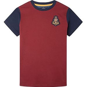 Hackett London Boy's Heritage Multi Tee T-Shirt, Syrah, 2 jaar