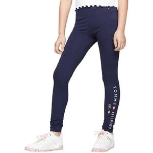 Tommy Hilfiger Essentiële legging voor meisjes, Twilight Navy, 3 jaar