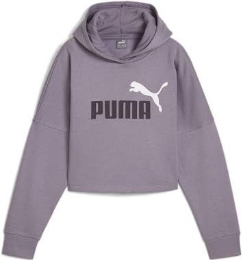 Sweatshirt - Katoen - Capuchon - Logoprint - Lange Mouw - Losse Pasvorm