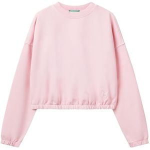 United Colors of Benetton - Sweatshirt - Zuurkleurig - Comfortabele Pasvorm