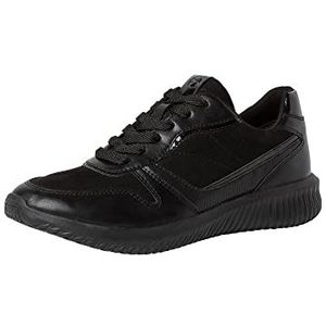 Tamaris Dames Sneaker Low 1-23746-28, zwart uni, 38 EU