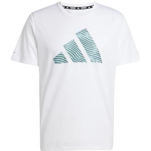 adidas - adi365 - Sportshirt - Wit - Heren - Running Essentials Brand Love Tee
