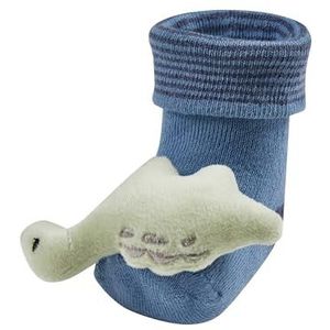 Sterntaler baby rammelsokken dino, blauw, 15-16 EU