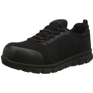 Skechers Synergy Omat Sneaker voor heren, Zwart textiel leer TPU, 45.5 EU