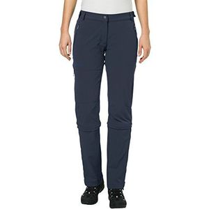 VAUDE Dames Wo Farley Stretch Capri T-Zip Ii Broek