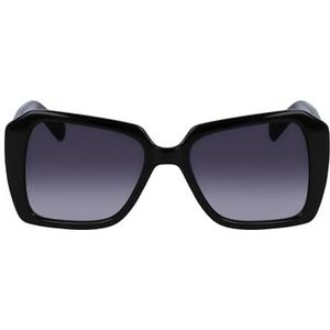 Karl Lagerfeld Unisex KL6140S zonnebril, 001 zwart, 53, 001, zwart., 53