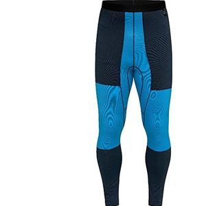 Haglöfs 605091_4QV Natural Blend Tech Long Johns Leggings Heren Camouflage Blue/Nordic Blue, maat S, camouflageblauw/Nordic Blue, S