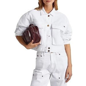 Pepe Jeans Frankie Jas voor dames, Wit (Denim), XL