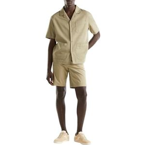 United Colors of Benetton heren overhemd, Groen, XS