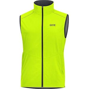 GORE Wear Heren hardloopvest, GORE R3 GORE WINDSTOPPER jas, maat: L, kleur: neongeel, 100064