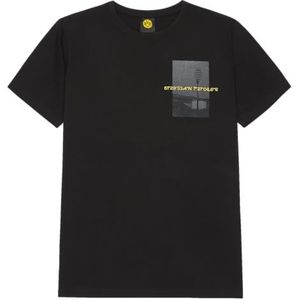 BVB T-shirt nostalgie, shirt zwart, katoen in conversie, stadionjubileum 50 jaar, maat M, zwart, M