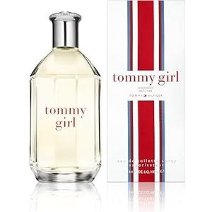 Tommy Hilfiger Tommy Girl Eau de Toilette 100 ml – parfum dames – frisse bloemige geur met fruitige noten – transparante glazen fles