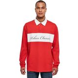 Urban Classics - Oversized Rugby T-shirt - Heren - Lange Mouwen