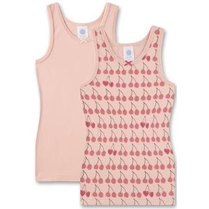 Sanetta Onderhemd voor meisjes, dubbelpak, biologisch katoen, Peach Whip., 104 cm