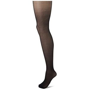 Nur Die Figura Shaping-panty, 25 denier, transparante glanzende panty met brede comfortabele tailleband, buik-weg voor dames, zwart, XL
