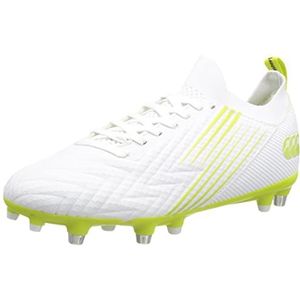 Canterbury Snelheid 3.0 Pro zachte grond rugbyschoen voor heren, Wit Lime Groen, 44.5 EU