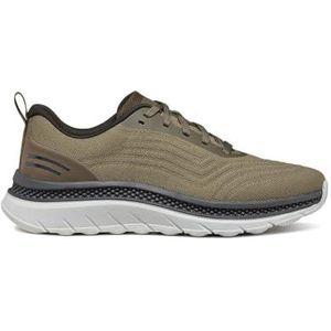 Geox U Spherica Actif X A Sneakers voor heren, Militaire modder, 44 EU