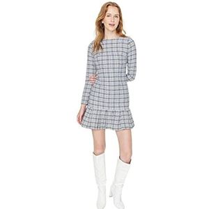 TRENDYOL - Trendyol Woman - Gebreide Jurk - Blauw