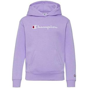 Champion Legacy Legacy American Classics G - Ultralight Powerblend fleece sweatshirt met capuchon, lichtpaars, 3-4 jaar meisje FW23, Viola Chiaro