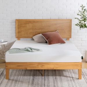 Zinus Conventioneel bedmatras, traagschuim, wit, 140 x 190 cm