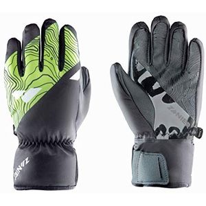 Zanier Unisex Jeugd 12078-7820-5 handschoenen, groen, zwart, 5