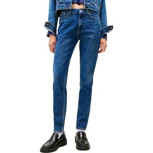 TOMMY JEANS Dames Lucy MR Slim BI0152 DW0DW21808, Denim, 24W/34L, Denim (Denim Dark), 24W / 34L