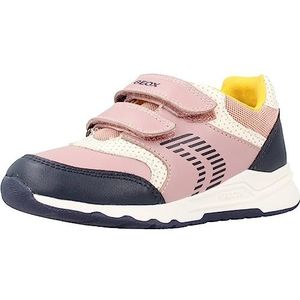 Geox B Pyrip Girl A Sneakers voor meisjes, Lt Rose Navy, 25 EU