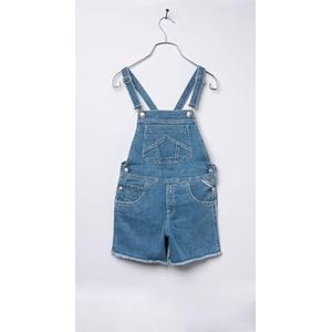 Replay Meisjes-jeans tuinbroek shorts denim, 010, lichtblauw, 10 Jaar