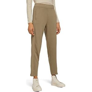 TOM TAILOR Dames Stoffen broek met gallon strepen 1030594, 28722 - Dark Sepia, 34W / 28L
