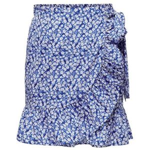 ONLY Onlolivia WWVN Noos Wrap Skirt, blauw, 3XL