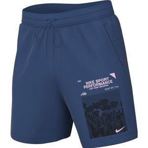 Nike Heren Shorts M Nk Df Form 7Ul Short Gx, Court Blue/Pink Foam/Black, FN3283-476, XL