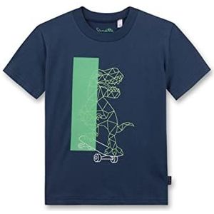 Sanetta jongens t-shirt, Hemelsblauw, 98 cm