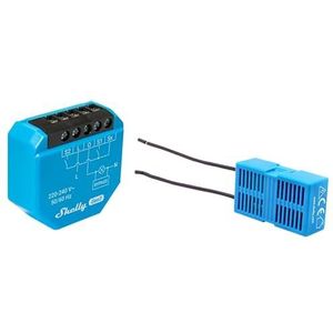 Shelly 1L Gen3 met bypass, slimme wifi-schakelaar, 1 kanaal, Alexa en Google Home, geen hub nodig, afstandsbediening, geen neutrale geleider nodig, inbouwmontage, regelt lasten van meer dan 5 W