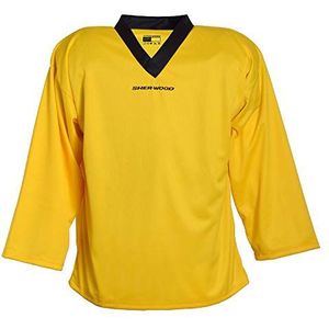SHERWOOD - Senior ijshockeytrainingsshirt voor volwassenen, stijlvolle praktijk-jersey van geperforeerde mesh-stof, V-hals jersey om te trainen, geweldige pasvorm