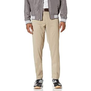 Amazon Essentials Slim-Fit Stretch golfbroek voor heren, kaki bruin, 28W/28L