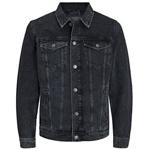 JACK & JONES Herenjas, zwart denim, S