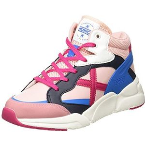 Munich Meisjes Mini Track Boot Veters 02 Sneaker, roze, 37 EU