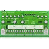 Behringer RHYTHM DESIGNER RD-6-LM analoge drummachine met 8 drumgeluiden, 64 stappen sequencer en vervormingseffecten, compatibel met pc en Mac