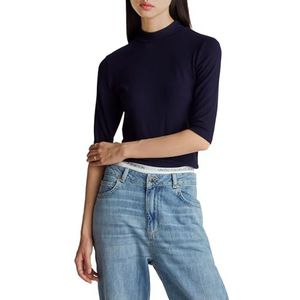 United Colors of Benetton T-shirt voor dames, Blauw, M