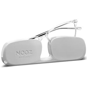Nooz Optics - Leesbril - Essential Bao - Rechthoekige vorm - Ultra-lichtgewicht nylon montuur - Schroefloos om breuk te voorkomen - Ultracompacte koffer voor dagelijks gebruik - 6 kleuren - mannen en vrouwen