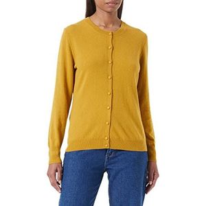 Sisley Womens L/S 102HM5237 vest sweater, geel oker 9P8, XS