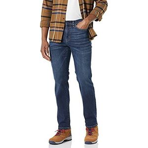 Amazon Essentials Heren straight-fit jeans met hoge stretch, donkere was, 29W x 29L